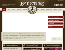 Tablet Screenshot of brucemore.org